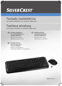 Manual SilverCrest IAN 66439 Teclado