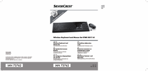 Manual SilverCrest IAN 73762 Tastatură