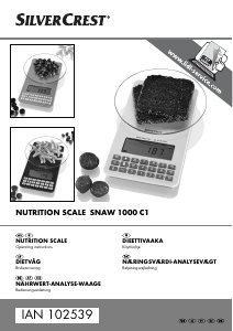 Brugsanvisning SilverCrest IAN 102539 Køkkenvægt