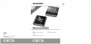 Manual SilverCrest IAN 102841 Balança de cozinha
