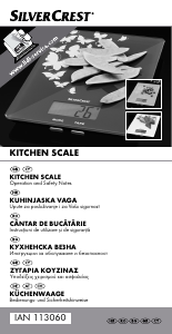 Manual SilverCrest IAN 113060 Cântar de bucătărie
