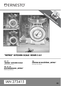 Manual SilverCrest IAN 273415 Cântar de bucătărie