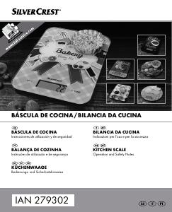 Manual SilverCrest IAN 279302 Balança de cozinha