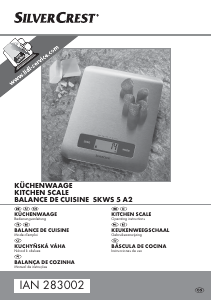 Manual SilverCrest IAN 283002 Balança de cozinha