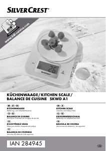 Manual SilverCrest IAN 284945 Balança de cozinha