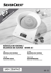 Manuale SilverCrest IAN 284945 Bilancia da cucina