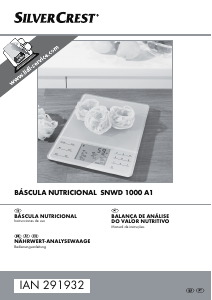 Manual SilverCrest IAN 291932 Balança de cozinha