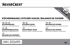 Manual SilverCrest IAN 302490 Balança de cozinha
