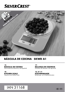 Manual de uso SilverCrest IAN 31168 Báscula de cocina