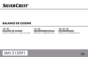 Mode d’emploi SilverCrest IAN 315091 Balance de cuisine