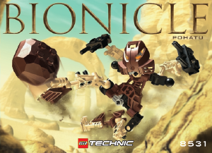 Priručnik Lego set 8531 Bionicle Pohatu