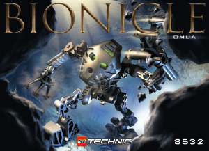 Használati útmutató Lego set 8532 Bionicle Onua