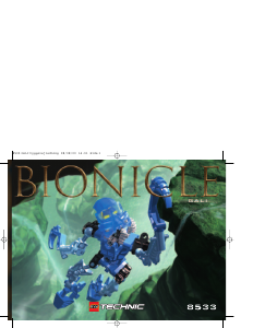 كتيب ليغو set 8533 Bionicle Gali