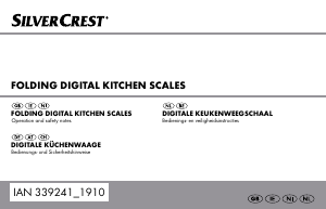 Handleiding SilverCrest IAN 339241 Keukenweegschaal