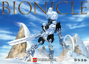 Bedienungsanleitung Lego set 8536 Bionicle Kopaka