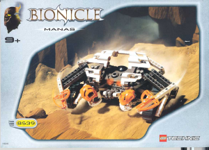 Εγχειρίδιο Lego set 8539 Bionicle Manas