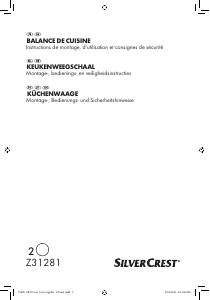 Mode d’emploi SilverCrest IAN 75609 Balance de cuisine