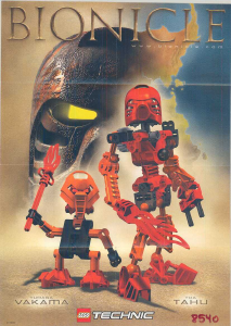 Manual Lego set 8540 Bionicle Vakama