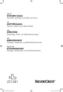 Brugsanvisning SilverCrest IAN 75609 Køkkenvægt