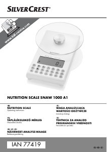 Használati útmutató SilverCrest IAN 77419 Konyhai mérleg