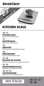 Mode d’emploi SilverCrest IAN 93636 Balance de cuisine