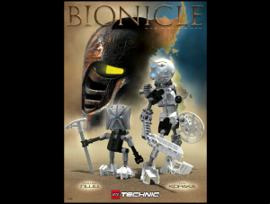 Használati útmutató Lego set 8544 Bionicle Nuju