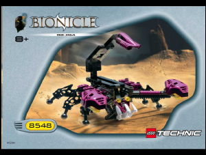 Руководство ЛЕГО set 8548 Bionicle Nui-Jaga