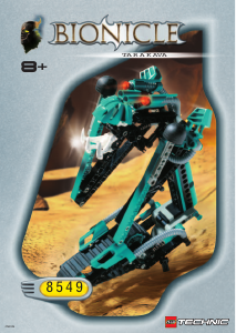 Manual Lego set 8549 Bionicle Tarakava