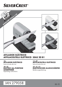 Manuale SilverCrest IAN 279058 Affilacoltelli