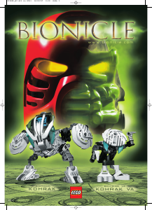 Hướng dẫn sử dụng Lego set 8551 Bionicle Kohrak Va