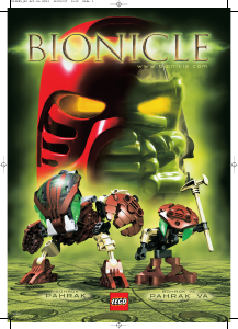 Käyttöohje Lego set 8553 Bionicle Pahrak Va