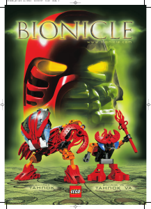 Bruksanvisning Lego set 8554 Bionicle Tahnok Va