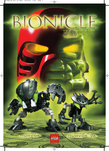 Bedienungsanleitung Lego set 8555 Bionicle Nuhvok Va