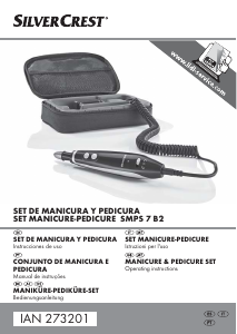 Manual SilverCrest IAN 273201 Conjunto de manicure-pedicure