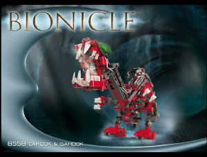 Manuale Lego set 8558 Bionicle Cahdok e Gahdok