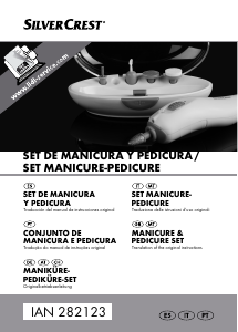 Manual SilverCrest IAN 282123 Conjunto de manicure-pedicure