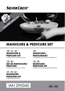 Brugsanvisning SilverCrest IAN 290040 Manicure-pedicure sæt