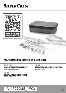 Manuale SilverCrest IAN 322345 Set per manicure-pedicure