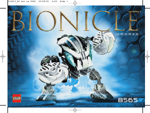 Priručnik Lego set 8565 Bionicle Kohrak