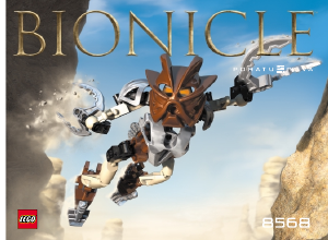 Bruksanvisning Lego set 8568 Bionicle Pohatu Nuva