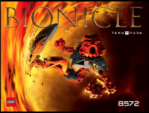 Manual Lego set 8572 Bionicle Tahu Nuva