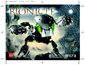 Посібник Lego set 8573 Bionicle Nuhvok-Kal