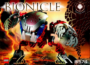 كتيب ليغو set 8574 Bionicle Tahnok-Kal