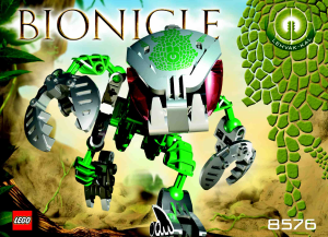 Használati útmutató Lego set 8576 Bionicle Lehvak-Kal