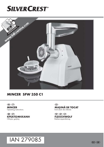 Manual SilverCrest IAN 279085 Tocator carne