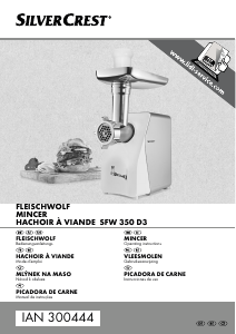 Manual SilverCrest IAN 300444 Meat Grinder