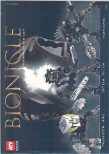 Használati útmutató Lego set 8585 Bionicle Hafu