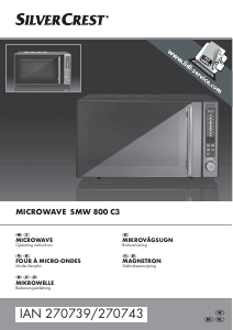 Bruksanvisning SilverCrest IAN 270739 Mikrovågsugn