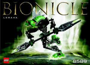 Εγχειρίδιο Lego set 8589 Bionicle Lerahk