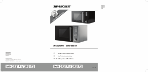 Priročnik SilverCrest IAN 292172 Mikrovalovna pečica